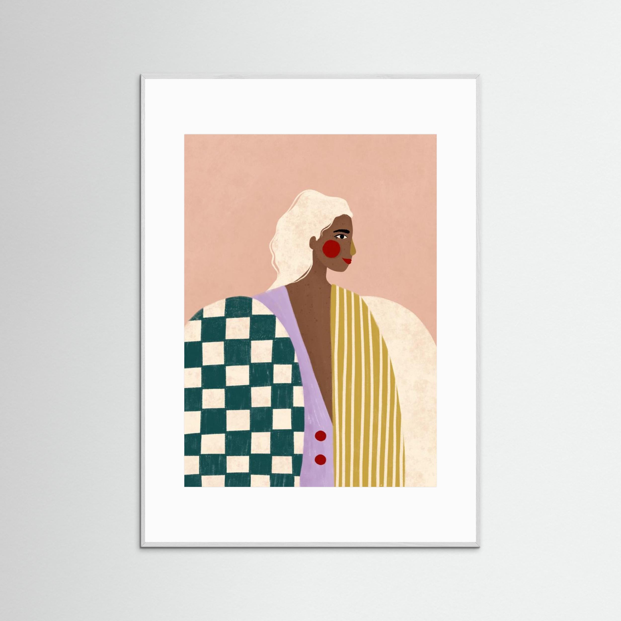 Funky Blouse by Bea Müller - Fine Art Paper Print - dreamtprint.art - 14 x 21 cm / 5 x 8″ (A5)